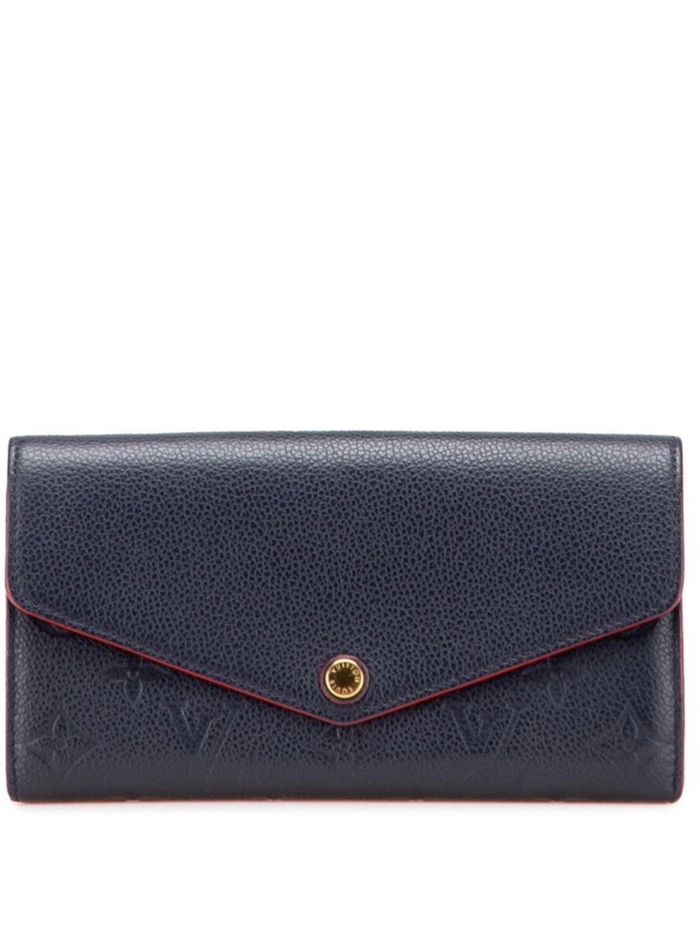 Louis Vuitton empreinte Sarah wallet in marine rouge